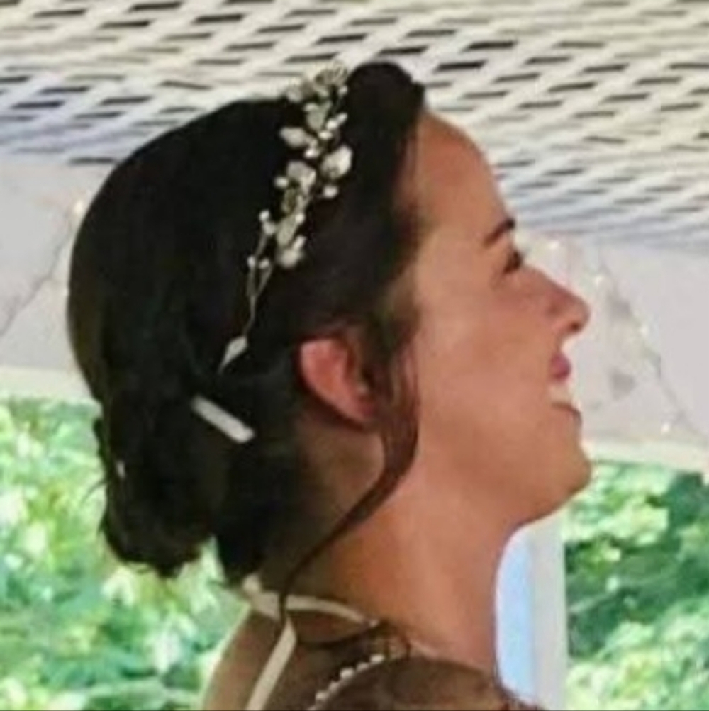 Bel Aire Gold Floral Hair Accessory - Picture 5 of 5